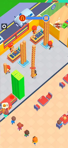 My Burger Shop: Burger Games (Май Бургер Шоп Игры) [МОД: Деньги, Монеты и Меню MOD] Screenshot 3