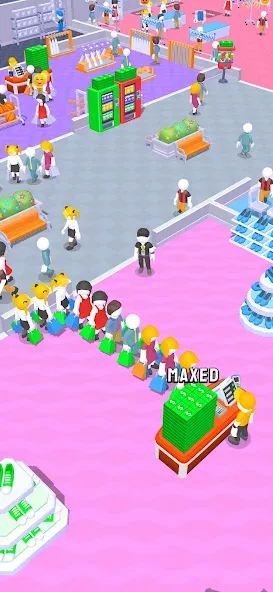 My Mini Mall: Mart Tycoon Game [МОД: Много денег, Монет и Все открыто] Screenshot 1