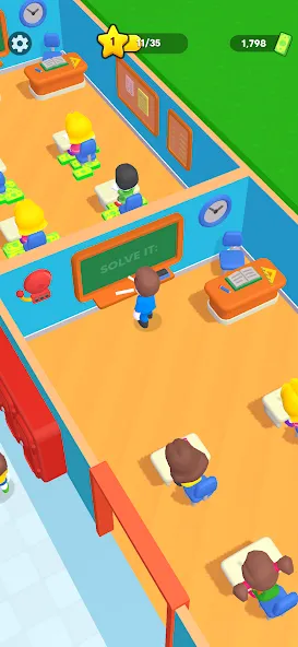 My Dream School Tycoon Games (Мои игры владения школой мечты) [МОД: Деньги, Монеты и Меню MOD] Screenshot 1