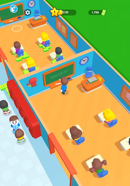 My Dream School Tycoon Games (Мои игры владения школой мечты) [МОД: Деньги, Монеты и Меню MOD] Screenshot 5