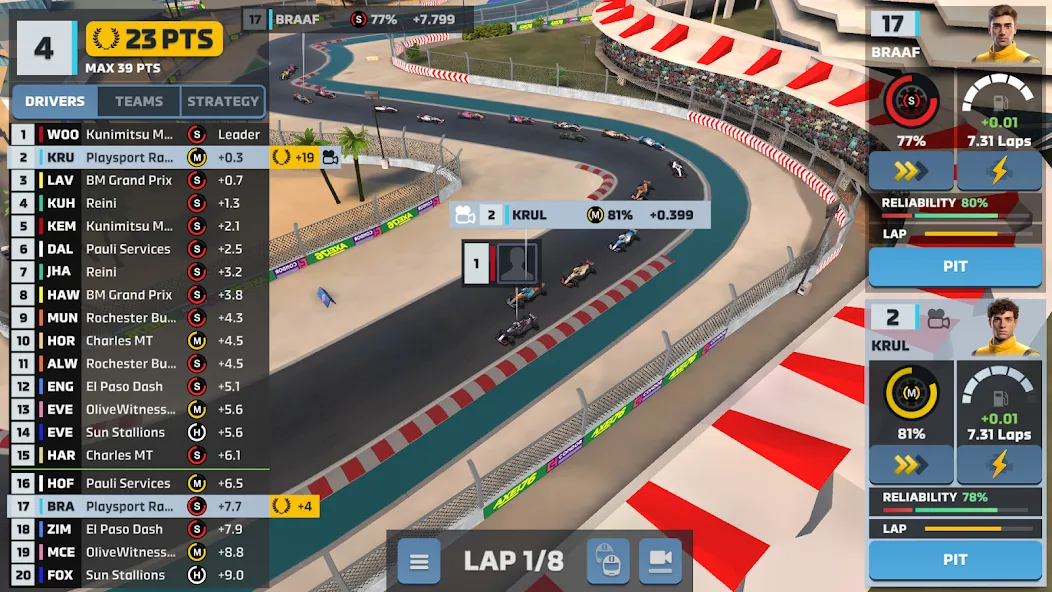 Motorsport Manager Game 2024 (Моторспорт менеджер онлайн 2023) [МОД: Меню, Бесконечные монеты и Открытые уровни] Screenshot 5