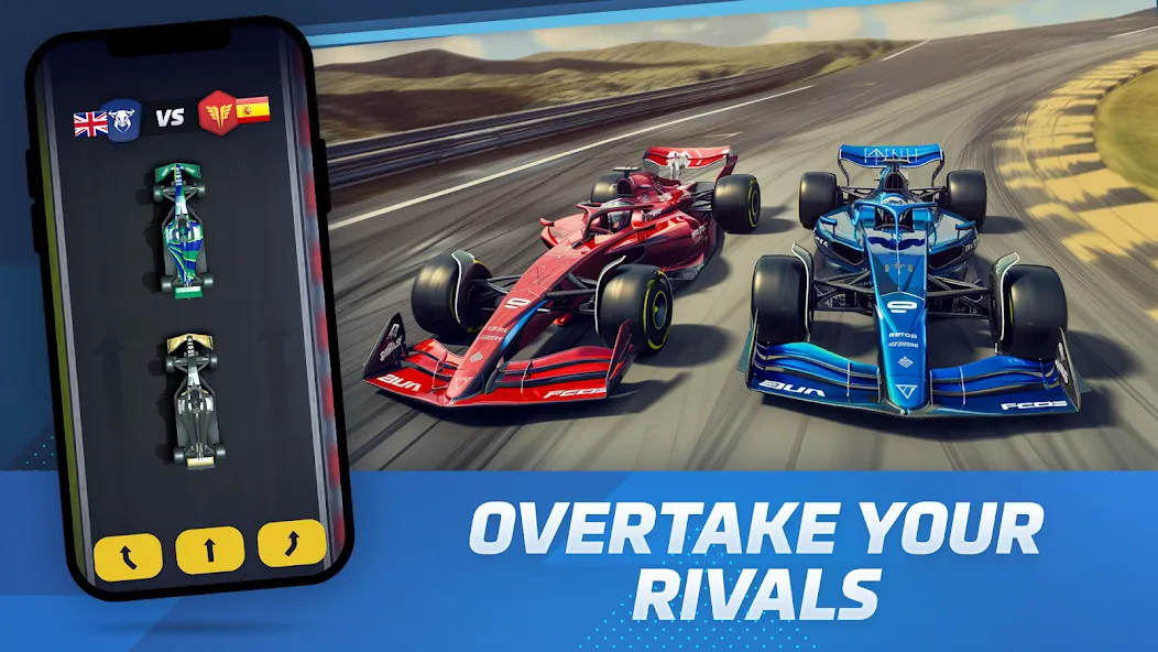 Racing Rivals: Team Car Game (Моторспортивные соперники) [МОД: Бесконечные деньги, Монеты и Мега MOD] Screenshot 1