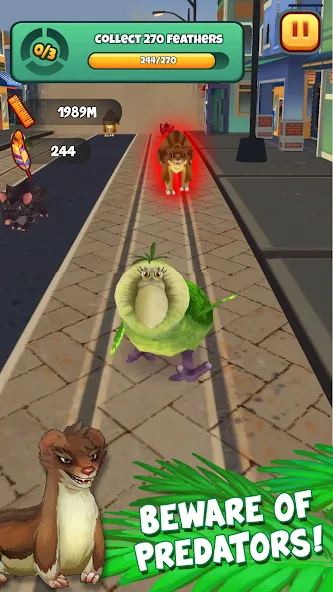 Kakapo Run: Animal Rescue Game (Какапо Ран) [МОД: Все открыто, Дополнительные деньги и Меню MOD] Screenshot 2