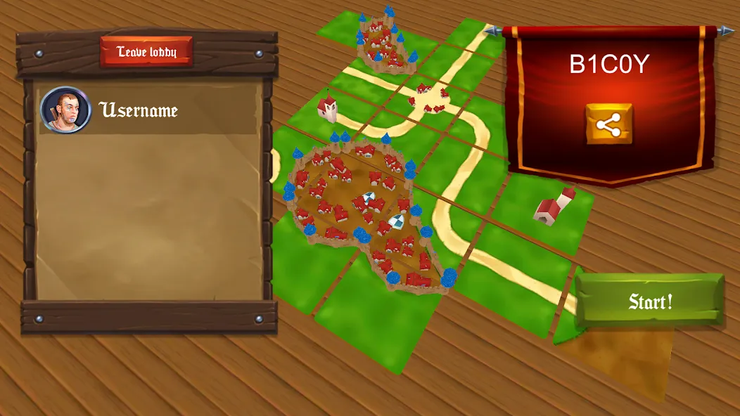 War of Carcassonne board Games (Каркассон) [МОД: Много монет, Открытые уровни и Мега MOD] Screenshot 3