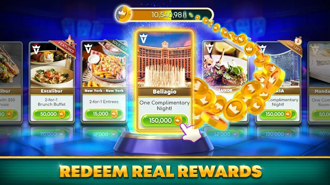 myVEGAS Slots: Casino Slots (майВЕГАС Слотс) [МОД: Бесконечные деньги, Монеты и Мега MOD] Screenshot 2