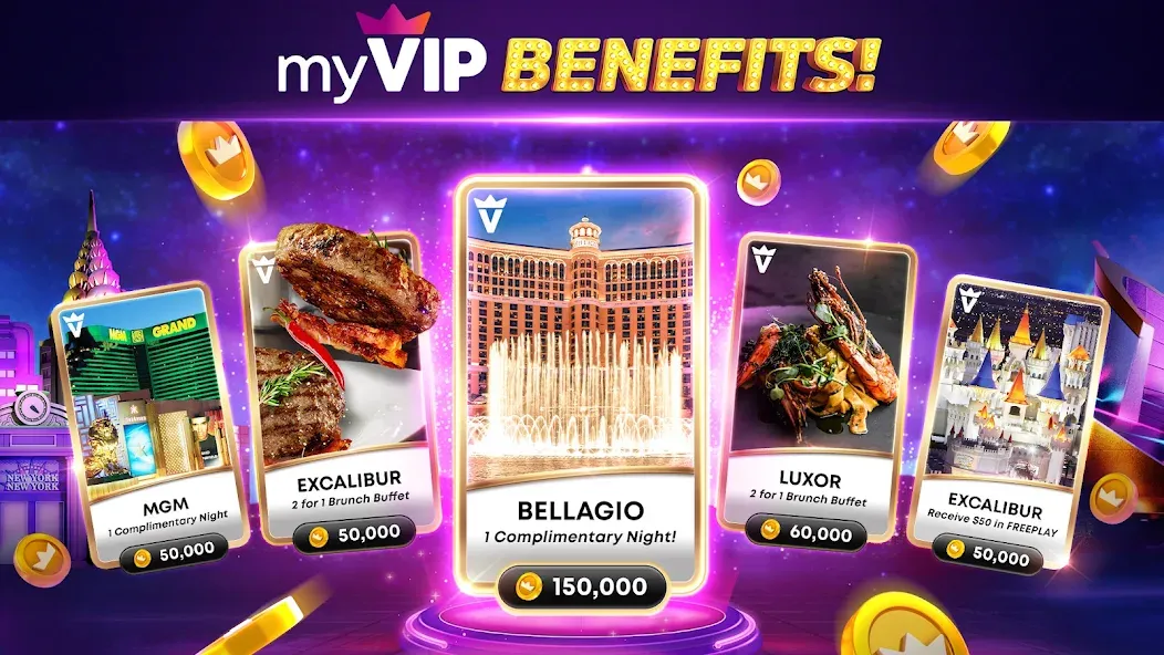 POP! Slots™ Vegas Casino Games [MOD: Меню/Много денег] - Скриншот 2