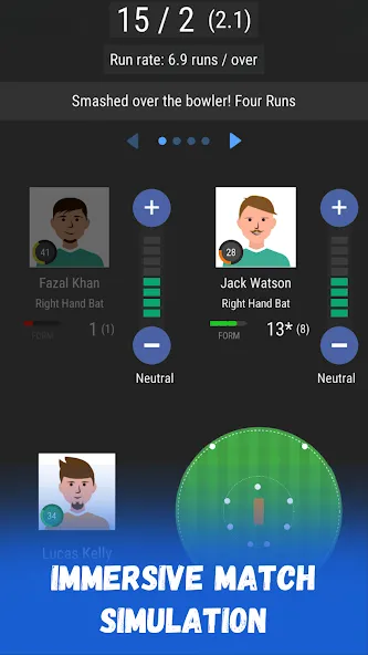 Wicket Cricket Manager (Уикет Крикет Менеджер) [МОД: Все открыто, Дополнительные деньги и Меню MOD] Screenshot 4