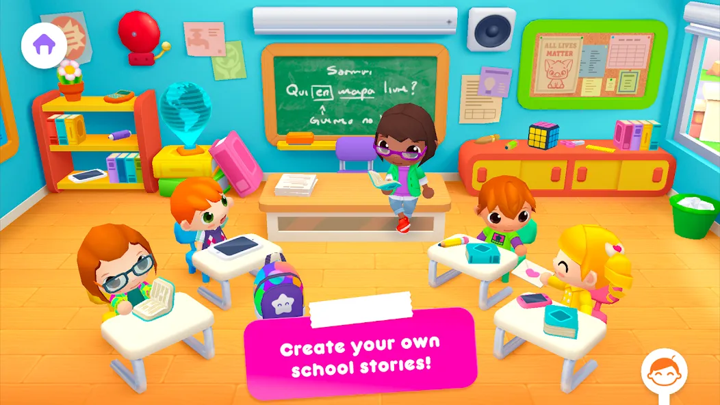 Sunny School Stories (Санны Скул Сториз) [МОД: Все открыто, Дополнительные деньги и Меню MOD] Screenshot 1