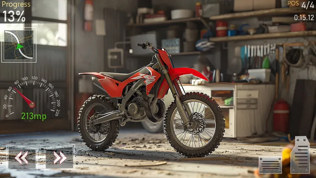 Motocross MX Dirt Bike Games [МОД: Меню, Бесконечные монеты и Открытые уровни] Screenshot 1