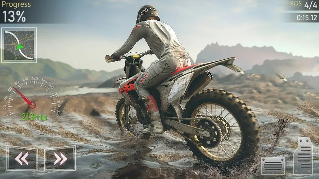 Motocross MX Dirt Bike Games [МОД: Меню, Бесконечные монеты и Открытые уровни] Screenshot 3