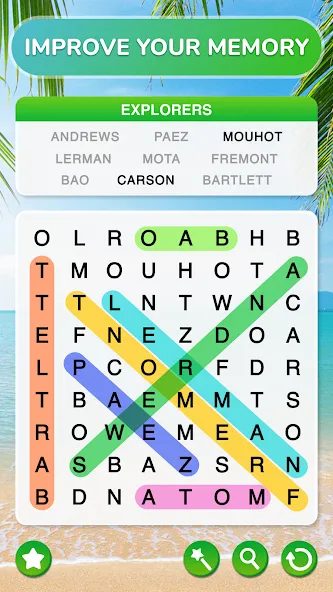 Word Search — Word Puzzle Game [MOD: Premium/Unlocked] - Скриншот 5