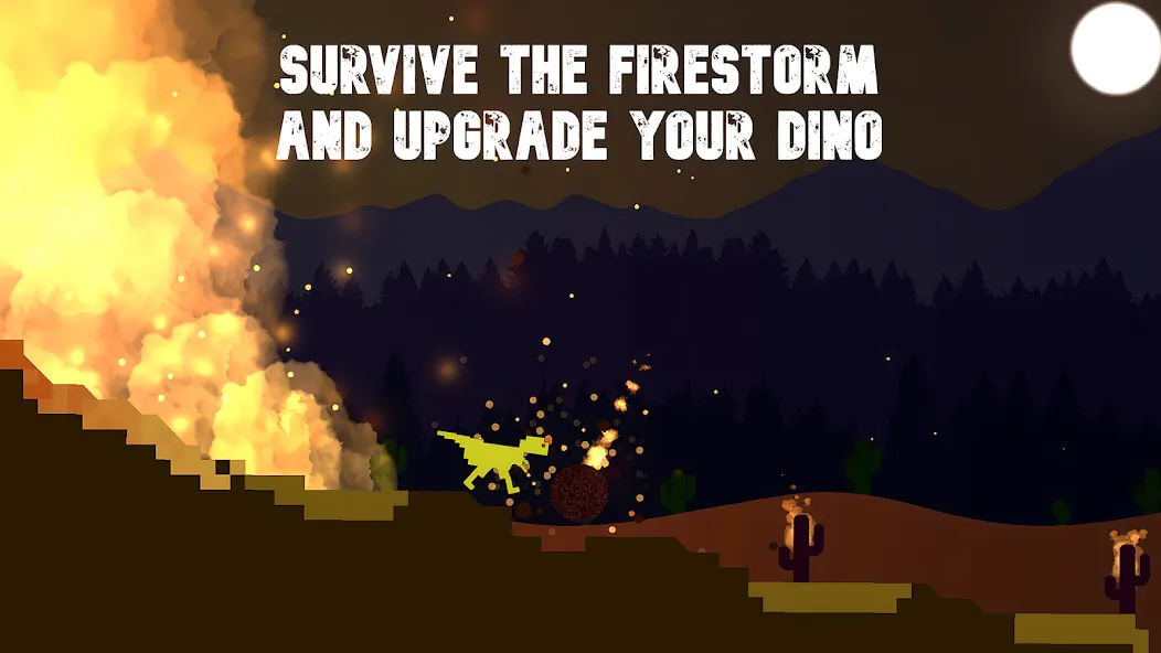 Dino Run Survival (Дино Ран Сурвайвал) [МОД: Деньги, Монеты и Меню MOD] Screenshot 1
