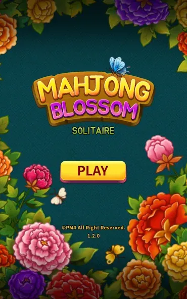 Mahjong Blossom Solitaire [МОД: Все открыто, Дополнительные деньги и Меню MOD] Screenshot 1