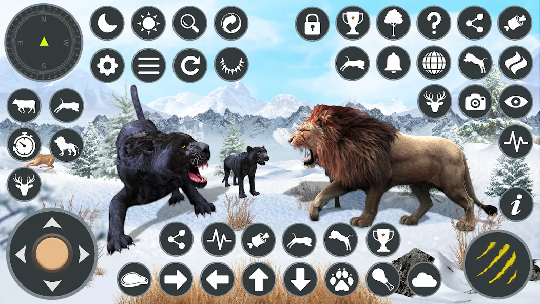 Wild Black Panther Games [МОД: Много монет, Открытые уровни и Мега MOD] Screenshot 2
