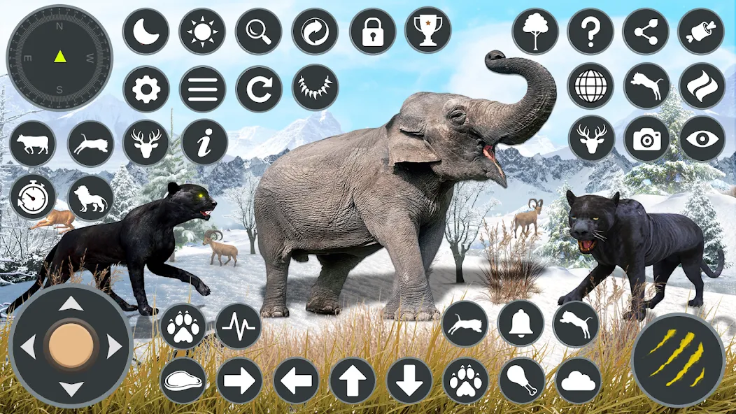 Wild Black Panther Games [МОД: Много монет, Открытые уровни и Мега MOD] Screenshot 3