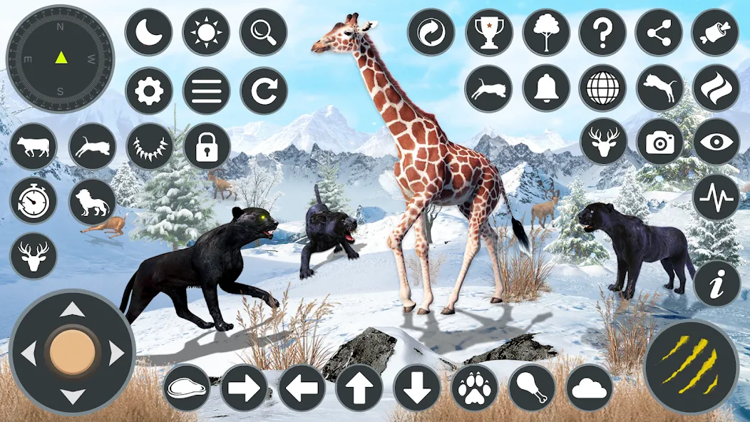 Wild Black Panther Games [МОД: Много монет, Открытые уровни и Мега MOD] Screenshot 4