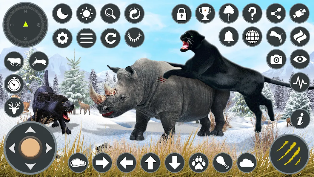 Wild Black Panther Games [МОД: Много монет, Открытые уровни и Мега MOD] Screenshot 5