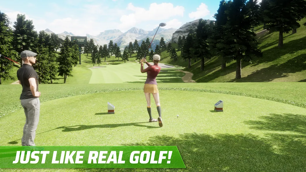 Golf King - World Tour [МОД: Все открыто, Дополнительные деньги и Меню MOD] Screenshot 1