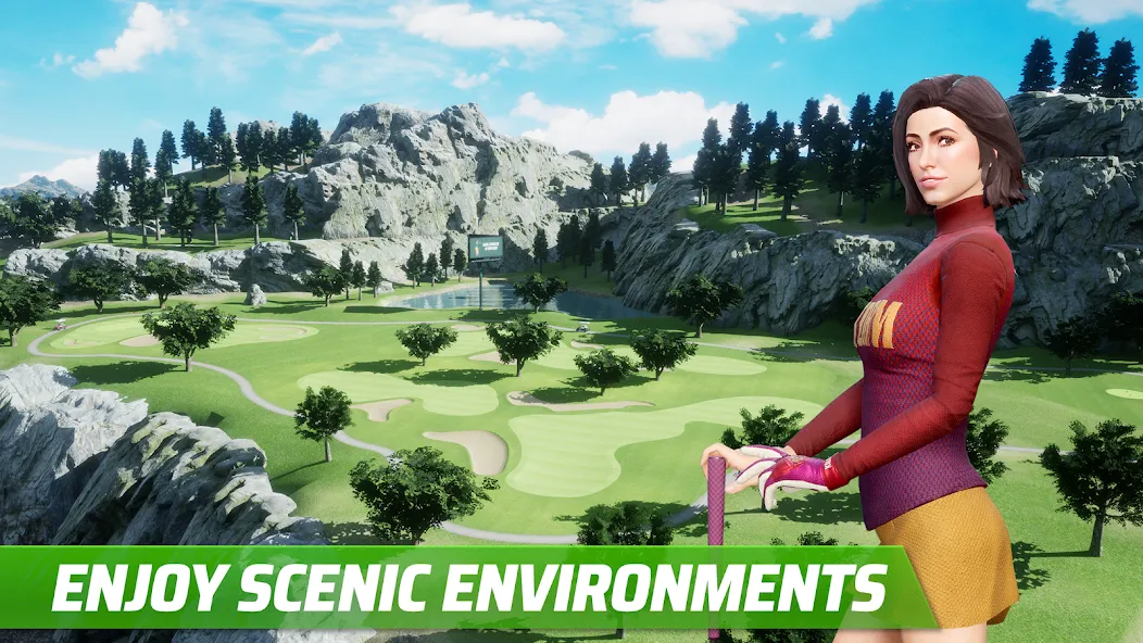 Golf King - World Tour [МОД: Все открыто, Дополнительные деньги и Меню MOD] Screenshot 3