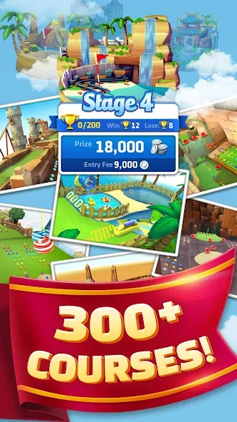 Mini Golf King (Мини Гольф Кинг) [МОД: Все открыто, Дополнительные деньги и Меню MOD] Screenshot 4