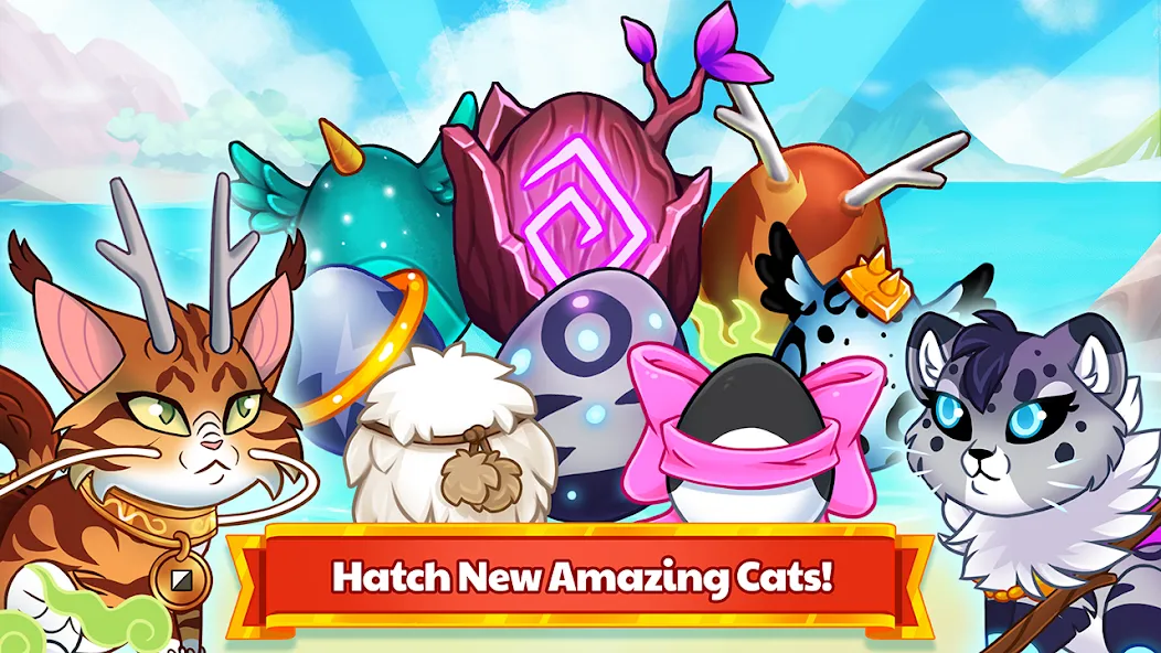Castle Cats - Idle Hero RPG (Кэстл Кэтс) [МОД: Деньги, Монеты и Меню MOD] Screenshot 2