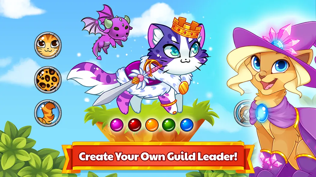 Castle Cats - Idle Hero RPG (Кэстл Кэтс) [МОД: Деньги, Монеты и Меню MOD] Screenshot 3