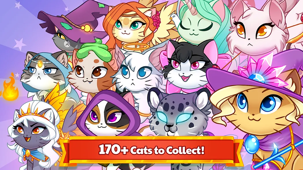 Castle Cats - Idle Hero RPG (Кэстл Кэтс) [МОД: Деньги, Монеты и Меню MOD] Screenshot 4