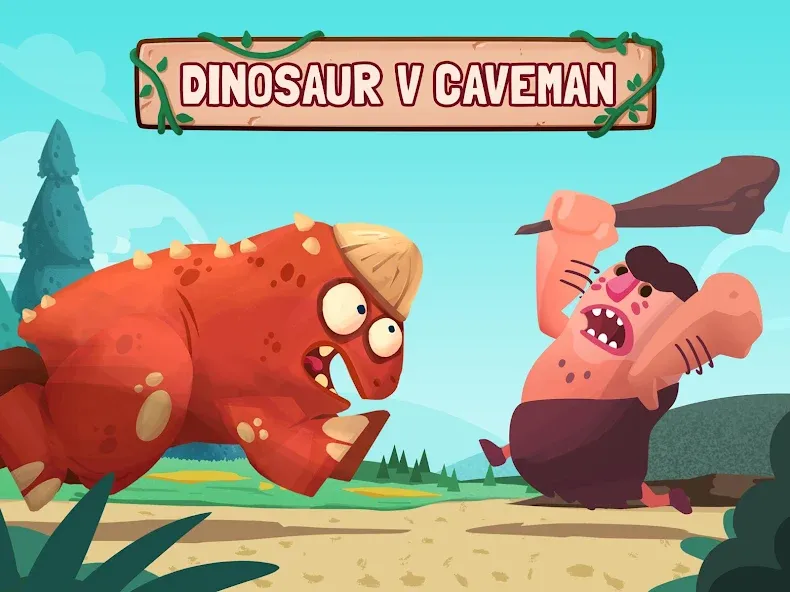 Dino Bash: Dinosaur Battle (Дино Баш) [МОД: Много денег, Монет и Все открыто] Screenshot 1