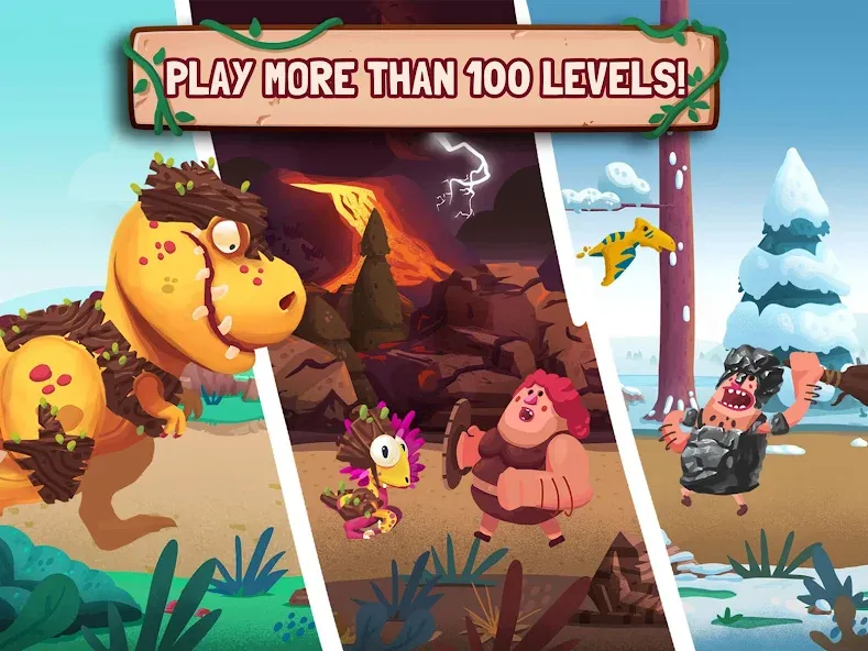 Dino Bash: Dinosaur Battle (Дино Баш) [МОД: Много денег, Монет и Все открыто] Screenshot 4