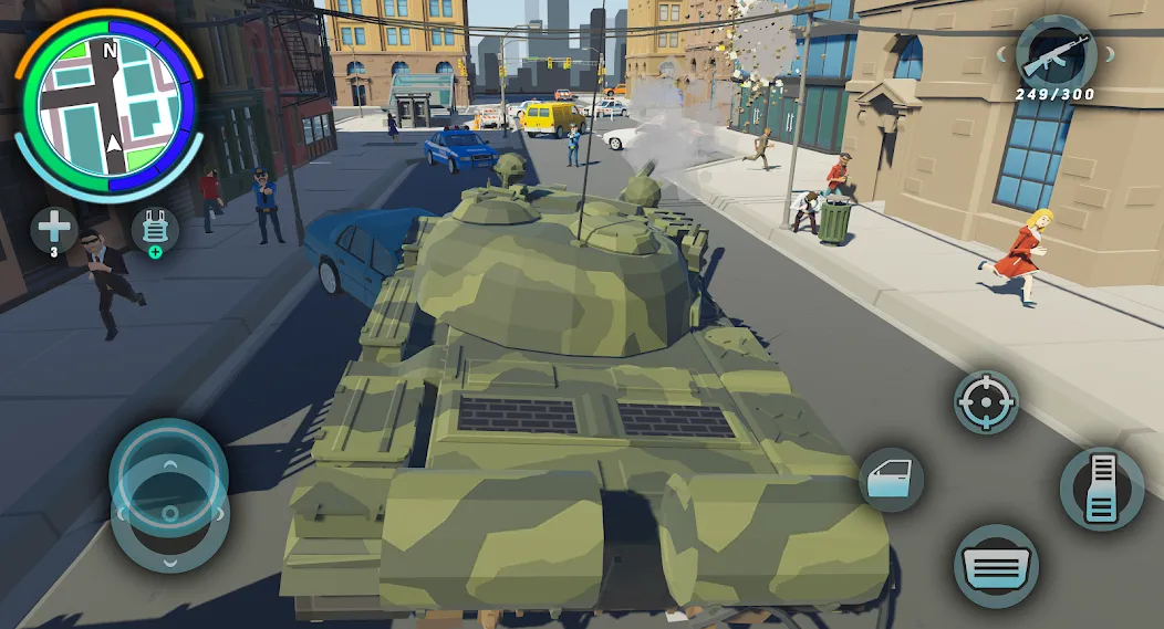Gangster & Mafia Grand Polygon [МОД: Все открыто, Дополнительные деньги и Меню MOD] Screenshot 4