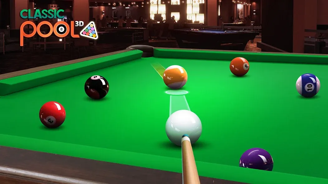 Classic Pool 3D: 8 Ball [МОД: Бесконечные деньги, Монеты и Мега MOD] Screenshot 2