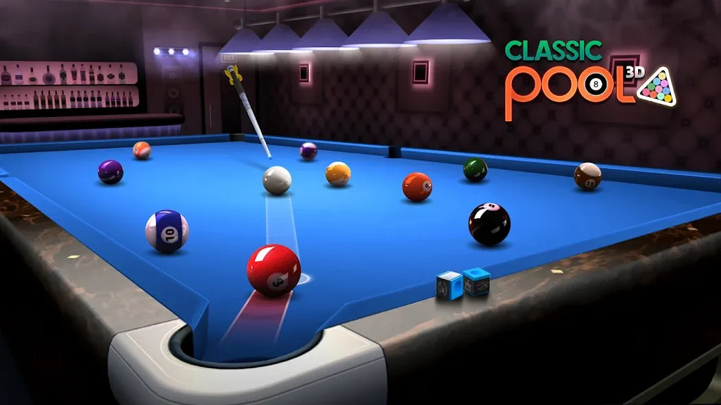Classic Pool 3D: 8 Ball [МОД: Бесконечные деньги, Монеты и Мега MOD] Screenshot 4