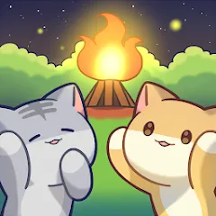 Скачать Cat Forest - Healing Camp [МОД: Много монет, Открытые уровни и Мега MOD] | Взлом Cat Forest - Healing Camp на Андроид