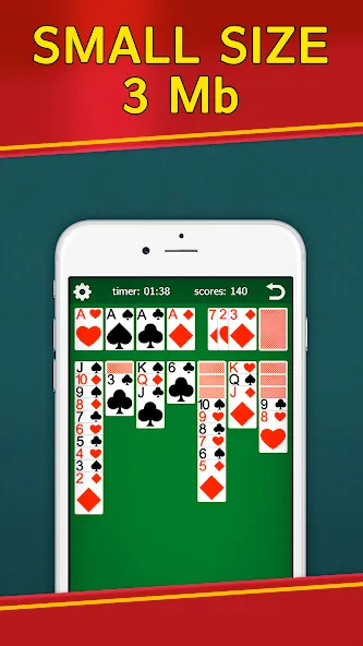 Classic Solitaire Klondike [МОД: Много монет, Открытые уровни и Мега MOD] Screenshot 2