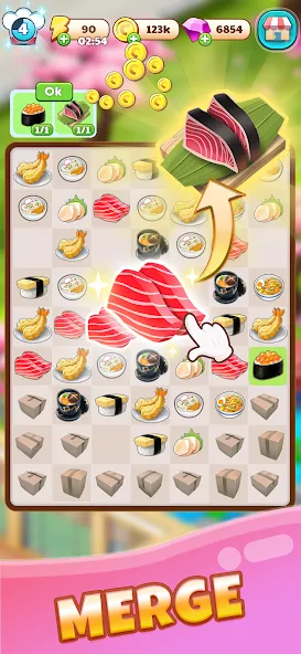 Merge Restaurant: Makeover (Мерж Ресторан) [МОД: Деньги, Монеты и Меню MOD] Screenshot 5