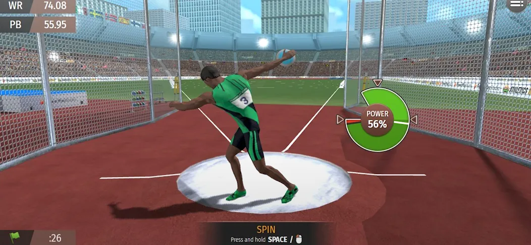 Athletics Mania: Track & Field (Атлетика Мания) [МОД: Много денег, Монет и Все открыто] Screenshot 4
