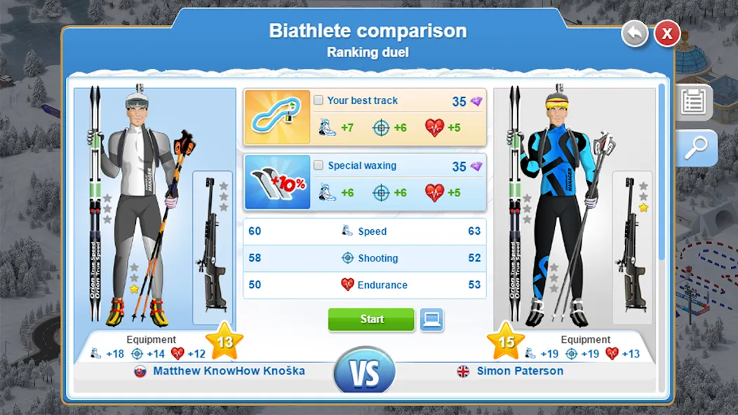 Biathlon Mania (Биатлон Мания) [MOD: Разблокировано] - Скриншот 5