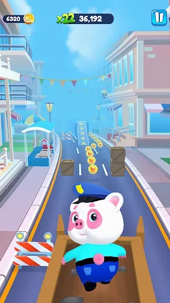 Piggy Panda Run: Fun Game [МОД: Много денег, Монет и Все открыто] Screenshot 4
