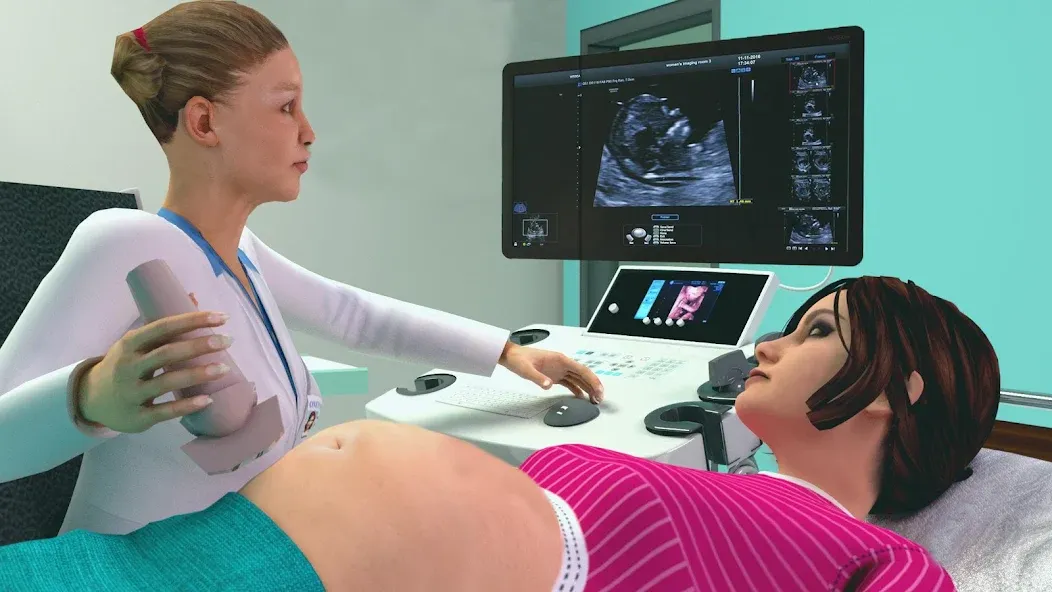 Pregnant Mother Simulator Game (Симулятор беременной мамы) [МОД: Много монет, Открытые уровни и Мега MOD] Screenshot 1