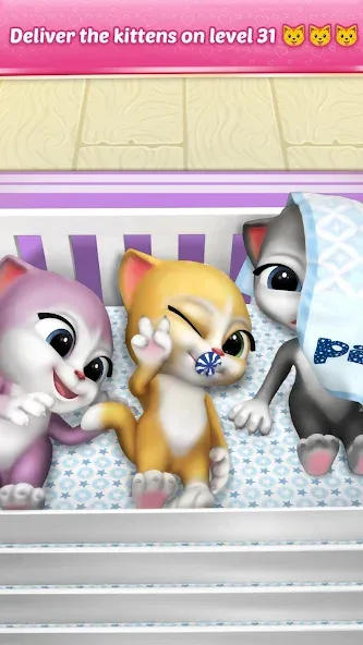 Pregnant Talking Cat Emma [МОД: Деньги, Монеты и Меню MOD] Screenshot 2