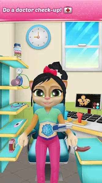 Pregnant Talking Cat Emma [МОД: Деньги, Монеты и Меню MOD] Screenshot 3