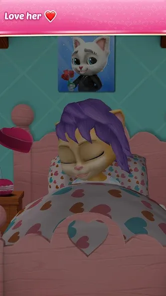 Pregnant Talking Cat Emma [МОД: Деньги, Монеты и Меню MOD] Screenshot 5