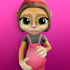 Скачать Pregnant Talking Cat Emma [МОД: Деньги, Монеты и Меню MOD] | Взлом Pregnant Talking Cat Emma на Андроид
