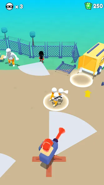 Prison Escape 3D - Jailbreak (Призон Искепе) [МОД: Меню, Бесконечные монеты и Открытые уровни] Screenshot 2