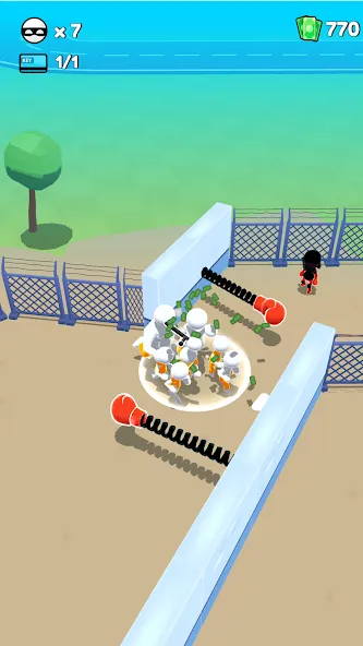 Prison Escape 3D - Jailbreak (Призон Искепе) [МОД: Меню, Бесконечные монеты и Открытые уровни] Screenshot 4
