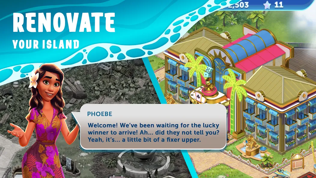 Paradise Fortune Casino Slots (Парадиз Форчун Казино Слотс) [МОД: Много денег, Монет и Все открыто] Screenshot 3