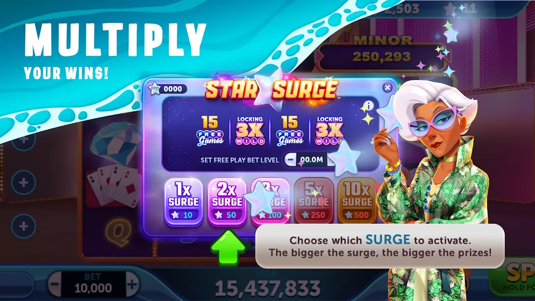 Paradise Fortune Casino Slots (Парадиз Форчун Казино Слотс) [МОД: Много денег, Монет и Все открыто] Screenshot 4