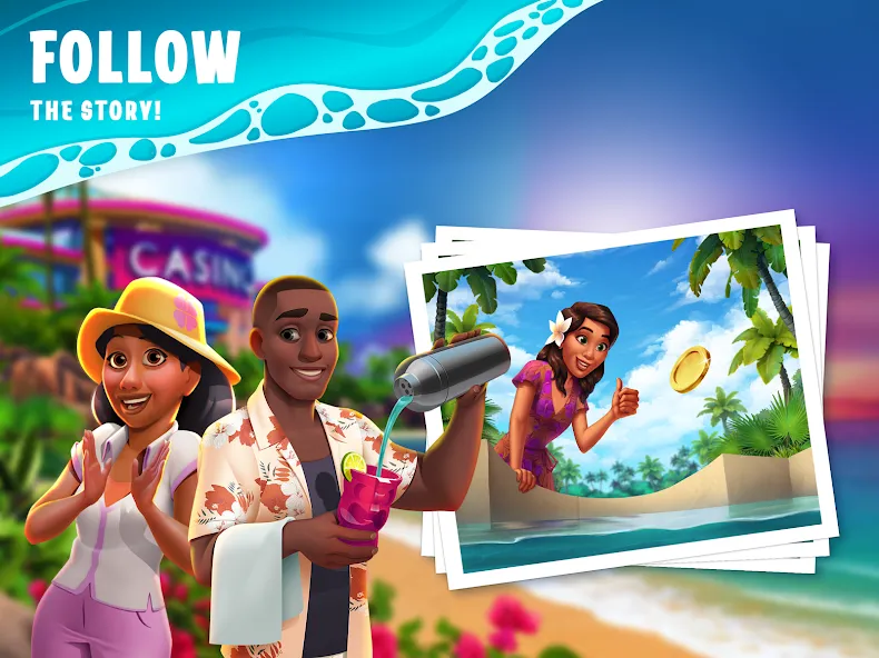 Paradise Fortune Casino Slots (Парадиз Форчун Казино Слотс) [МОД: Много денег, Монет и Все открыто] Screenshot 5