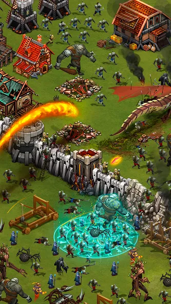 Throne Rush [МОД: Много денег, Монет и Все открыто] Screenshot 2