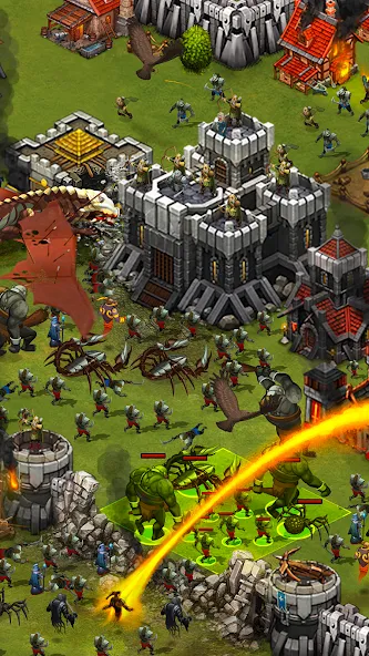 Throne Rush [МОД: Много денег, Монет и Все открыто] Screenshot 3